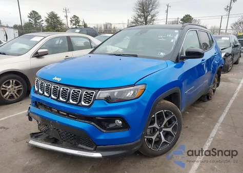 2025 Jeep Compass Limited 4X4 z USA, uszkodzony, nr VIN 3C4NJDCN6ST595704